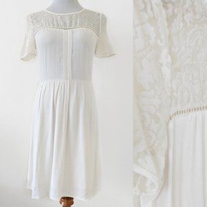 NAF NAF Elegant Little White Dress